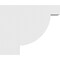 Ekena Millwork Standard Alpine Architectural Grade PVC Rafter Tail, 4"W X 10"H X 12"L RFTP04X10X12ALP - alternate 2